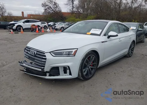 2018 Audi S5 3.0T Premium Plus из США, поврежденный, VIN WAUB4CF51JA040405